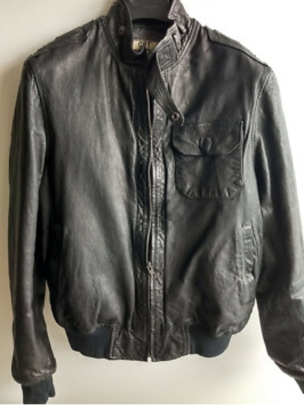 COCKPIT MILITARY TOP GUN LEATHER BOMBER